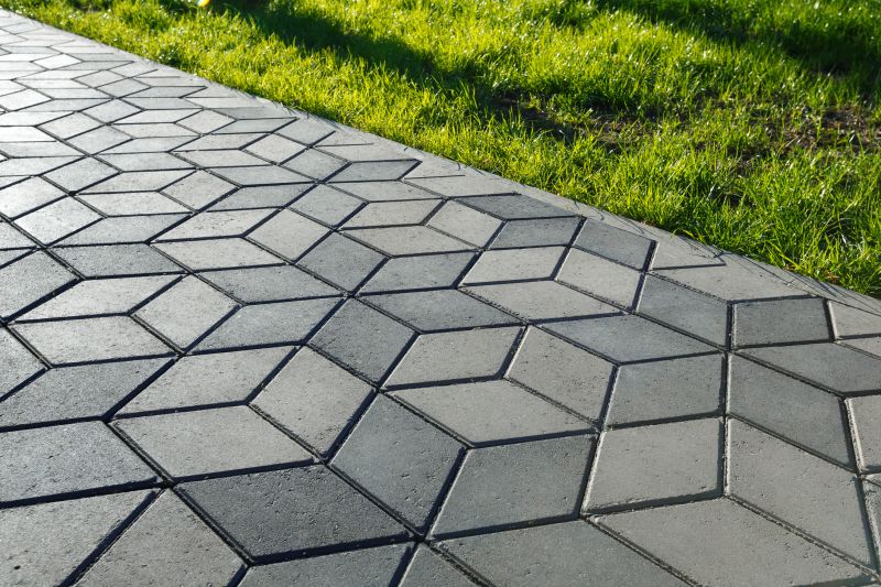 Detailed Paver Pattern Arrangement
