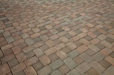 Patterned Paver Driveway
