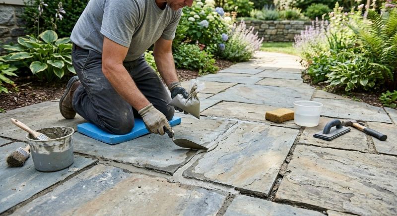 Increase Your Flagstone Mortar Joint Repair Business with an AI Driven, Targeted Website