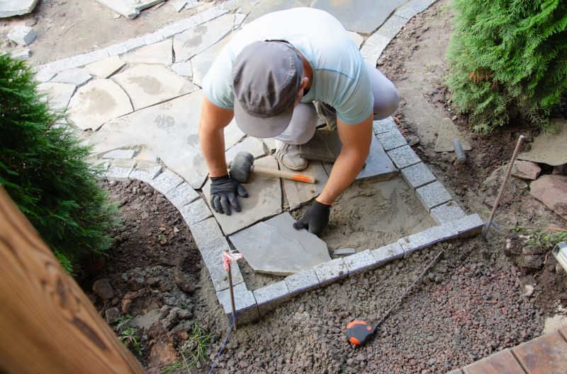Local Flagstone Mortar Joint Repair pros at work